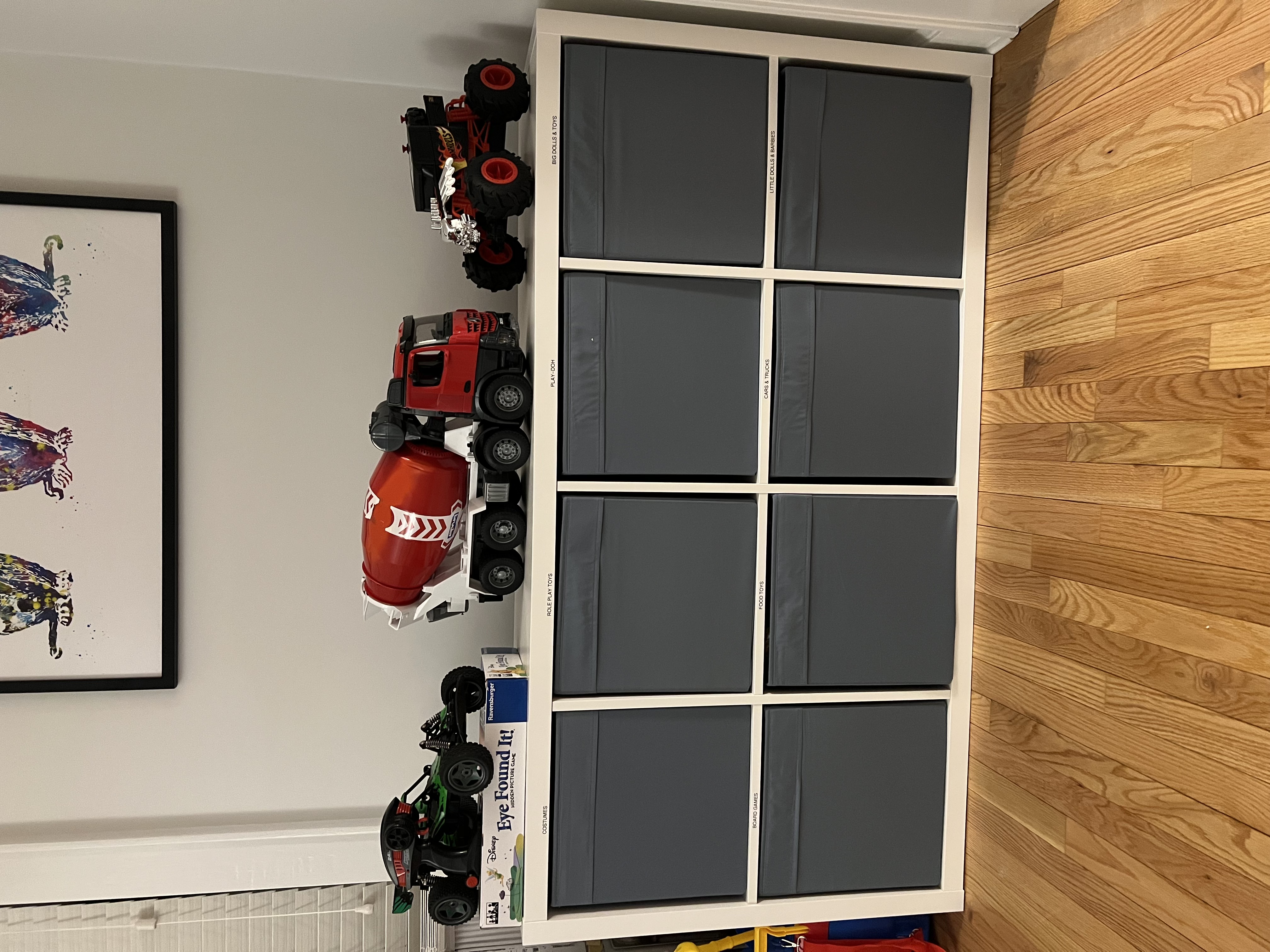 The same home office after decluttering